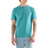 Wrangler - T Shirt Uomo - vestibilità Regular - Small Americana Tee - Bianco Vissuto