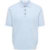 ONLY & SONS Onsloui Reg 12 SS Mel Polo Knit Noos, Blu di Cachemire, XS Uomo