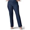 Lee Pantaloni Flex Motion vestibilità Regolare, Risciacquo Indaco, 54 Donna
