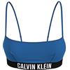 Calvin Klein Top Bikini a Bralette Donna Imbottito, Blu (Dynamic Blue), L