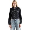 Calvin Klein Donna Giacca in Jeans 90'S Denim Jacket Cropped Fit, Blu (Denim Rinse), XL