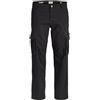Jack & Jones Jpstkarl Jjharlow Cargo Noos Pantaloni Uomo, Nero, W30 / L30