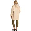 Tommy Hilfiger Donna Parka Cotton Hood Trench, Beige (Beige), 40