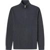 SPRINGFIELD Gg7 Torzal Knitted Pullover Mock Collar Collo Falso, Blu, S Uomo