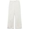 VERO MODA Vmtessa HR Wide Jeans Color Ga Pantaloni, Bianco, 33W x 32L Donna