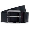 HUGO Gerik_sz35 Apparel_Belt, Navy410, 100 Uomo