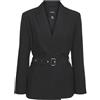 VERO MODA Vmvera LS Belt Blazer da Donna, Nero, 46