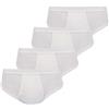 Athena Promo Basic Bio, Slip Uomo, Bianco (Blanc/Blanc/Blanc/Blanc 9050), Large (Taglia Produttore: 4)