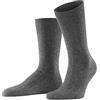 FALKE Lhasa Rib M So lana cachemire tinta unita 1 paio, Calzini Uomo, Grigio Light Grey Melange 3390, 43-46