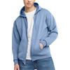 Hanes, EcoSmart Felpa con Cappuccio in Pile con Cerniera Integrale, da Uomo, Azzurro Chiaro, X-Large