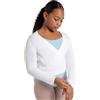 Capezio Ck10949c Maglione a Portafoglio, Bianca, Large Donna