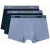 Emporio Armani Core Logoband - Boxer da Uomo, Confezione da 3, Blu, S, Blu, S
