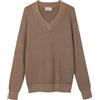 Diana Studio - Maglione Scollo V trattato a Mano in 100% Cotone, Uomo, Maniche Lunghe, Casual Fit