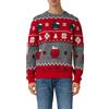 s.Oliver 2172256 Maglione Natalizio con Motivi Snoopy, 97A4, 3XL Uomo