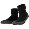 FALKE Cosyshoe M Hp lana con suola in gomma 1 paio, Calze da casa Unisex Adulto, Nero Black 3000, 37-38