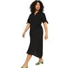 Trendyol Women Plus Size Maxi Basic Relaxed Woven Plus Size Dress