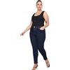 Trendyol High Waist Plus Size Jeans, Navy Blue, 76 Donna