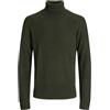 JACK & JONES Jjpannel Knit Roll Neck Aw25, Borsone, L Uomo