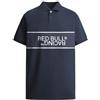 Pepe Jeans Red Bull Racing X Pepe Jeans RBR Panel Print Logo Polo, Blue (Dulwich Blue), XXL Uomo
