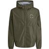 JACK & JONES Jorbillyburg Light Hood Jacket, Olive Night, L, Olive Night, L
