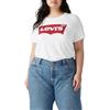 Levi's Plus Size Perfect Tee, T-shirt Donna, Plus Batwing White, 4XL