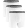 Under Armour Boxer da Uomo in Cotone ad Alte Prestazioni, Cucitura Interna 15,2 cm, Comfort per Tutto Il Giorno e Ultra Morbidi, Solido Bianco - Nucleo, Large