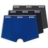 BOSS Trunk 3P Power Boxer Ai Pantaloncini, Open Blue 487, XS Uomo