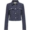 ONLY Onlaman L/S DNM Jacket Qyt, Dark Blue Denim, S, Blu Jeans Scuro, S
