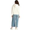 Tommy Hilfiger Donna Felpa con Cappuccio Regular Fit in Cotone, Beige (Calico), XS