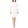Calvin Klein Abito in crêpe Ara con Maniche A Campana in Chiffon Vestito Donna