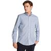 Tommy Hilfiger Uomo Camicia Flex Poplin Classic Regular Fit, Multicolore (Wedge Blue/Optic White), XS
