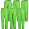 MISEMIYA - Pack 6 PCS - Pantaloni Unisex Vita Elastica Uniforme di Lavoro Clinica Ospedale Pulizia Veterinario IGIENE - Medium, Apple Green