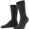 FALKE Lhasa Rib M So lana cachemire tinta unita 1 paio, Calzini Uomo, Grigio Anthracite Melange 3080, 47-50