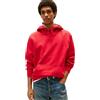 Tommy Jeans Uomo Felpa Regular Fit Flag Fleece con Cappuccio