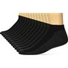 Hanes Men's, X-Temp Cushioned No Show Socks, 12-Pack Calze, Nero, 6 (Pacco da 12) Uomo