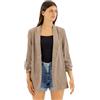 Pieces Blazer da Donna PCBOSELLA, Visone Argenteo, L