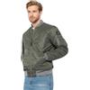 Schott NYC AIRFORCERS, Bloccaggio Bomber Schott Unisex - Adulto, Verde (Salvia Cachi), S