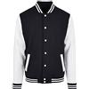 Build Your Brand Bb004-basic College Jacket Giacca Uomo (Pacco da 1)