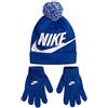NIKE Swoosh Pom Set Composto da berretto e guanti Unisex - Bambini e ragazzi (Pacco da 1)