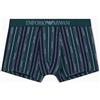 Emporio Armani Boxer da Uomo con Motivo Classico, Verde, M, Verde, M