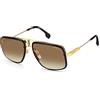 Carrera Occhiali da Sole CARRERA CA GLORY II 001 YELLOW GOLD 59/18/145 UNISEX