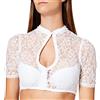 Stockerpoint Dirndlbluse B-5075 Weiss, 42