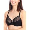 Sassa Bügel-BH 24790, Reggiseno Donna, Nero (Schwarz 00500), 90E (Taglia produttore: 90E)
