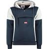 Geographical Norway Fago Men Hood, Felpa con Cappuccio Uomo, Marine,