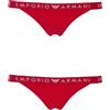 Emporio Armani Iconic Logoband 2-Pack Thong Thong Panties Donna (Pacco da 2)