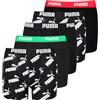 PUMA Boxer, Biancheria Intima Unisex - Bambini e ragazzi, Nero, 122-128