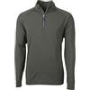 Cutter & Buck Camicia da Uomo a Maniche Lunghe Adapt Eco Knit Quarter Zip, Pioppo, S