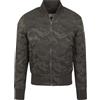 Urban Classics Tonal Camo Bomber Jacket, Grün (darkolive 551), Small Uomo