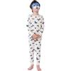 Petit Bateau A0cq6, Pigiami E Maschere Bambino, Ecrù/Multicolore, 8 Anni