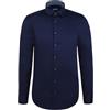 Seidensticker 849540, Camicia da Lavoro a Maniche Lunghe, Slim Fit, 36, Blu, 42